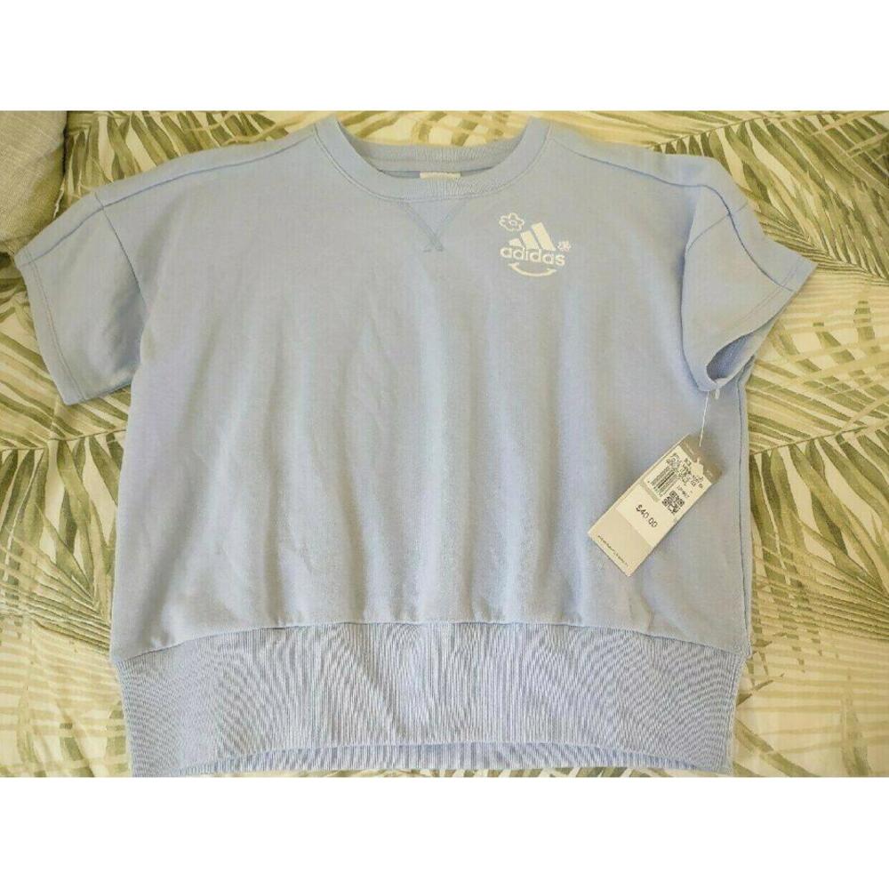 NWT Adidas Girl's SS Sweatshirt Size M
